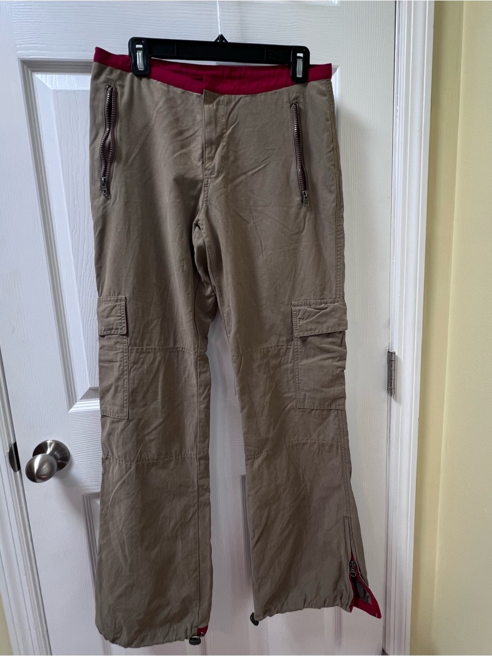 Abercrombie & Fitch Vintage Y2K Women's Utility Rip Stop Low Rise Cargo Pants 6